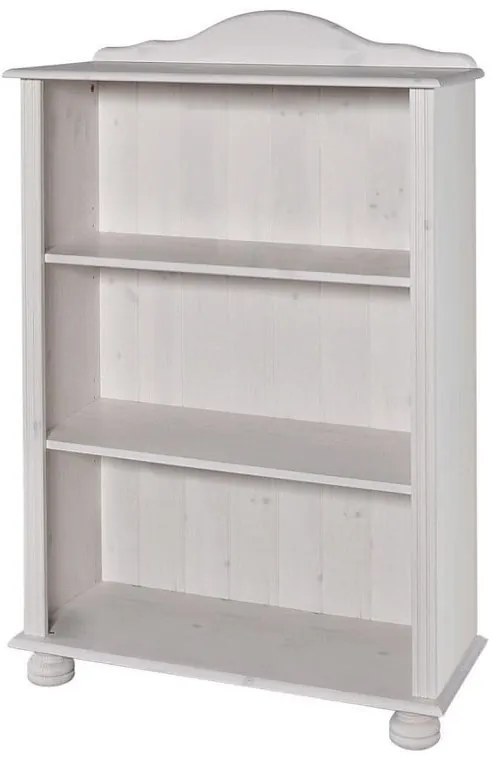 Fehér borovi fenyő könyvespolc 77x116 cm Ella – Støraa