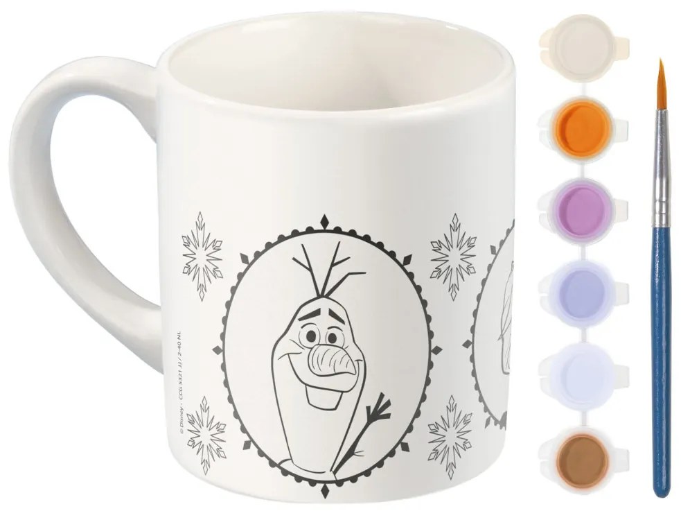 Disney Jégvarázs Destiny festhető porcelán bögre 235 ml Díszdobozban