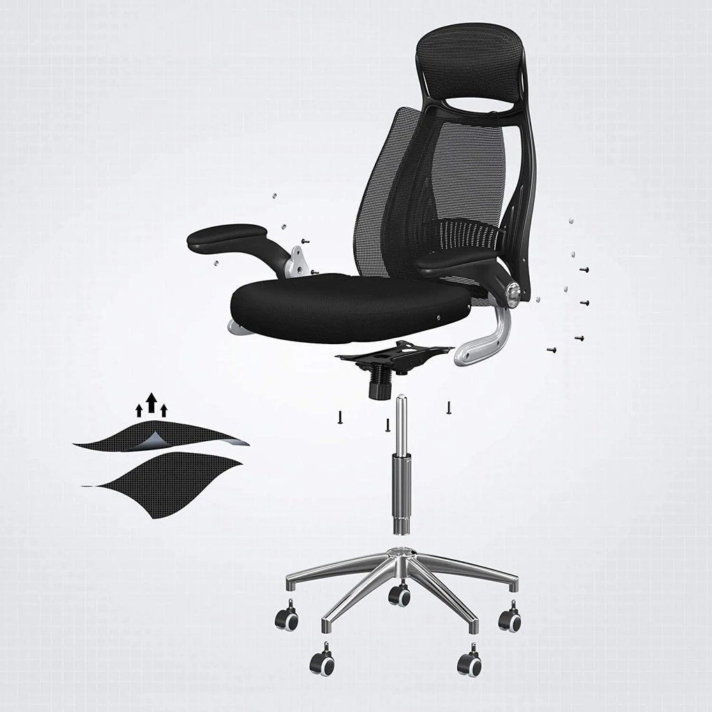 Irodai szék, ergonómikus hálós forgószék