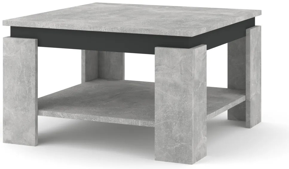 Dohányzóasztal Világos ATELIER/ANTRACIT Színben