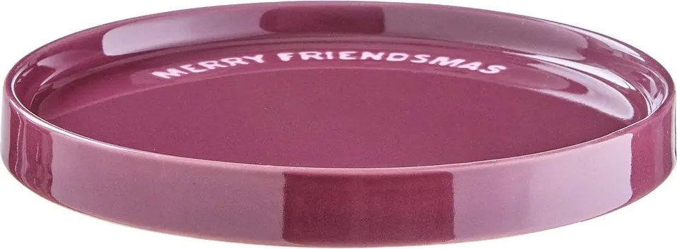 GOOD VIBES tányér Ø15cm , MERRY FRIENDSMAS
