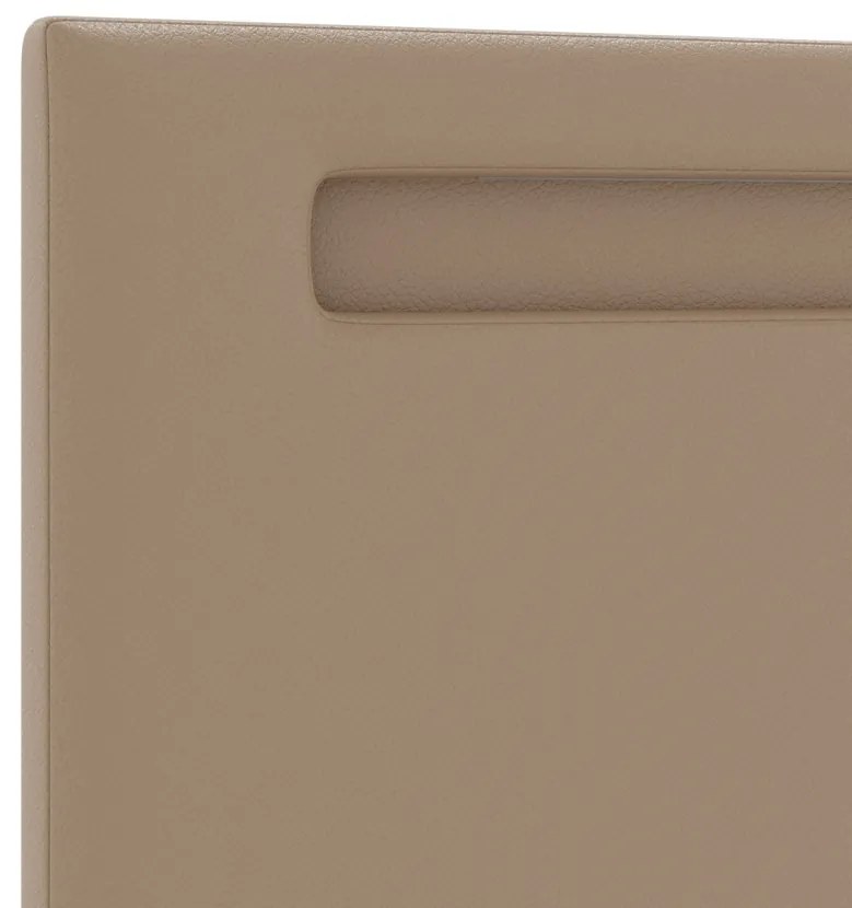 Fejtámla LED -es lámpákkal fejtámlával Cappuccino 180 cm PVC