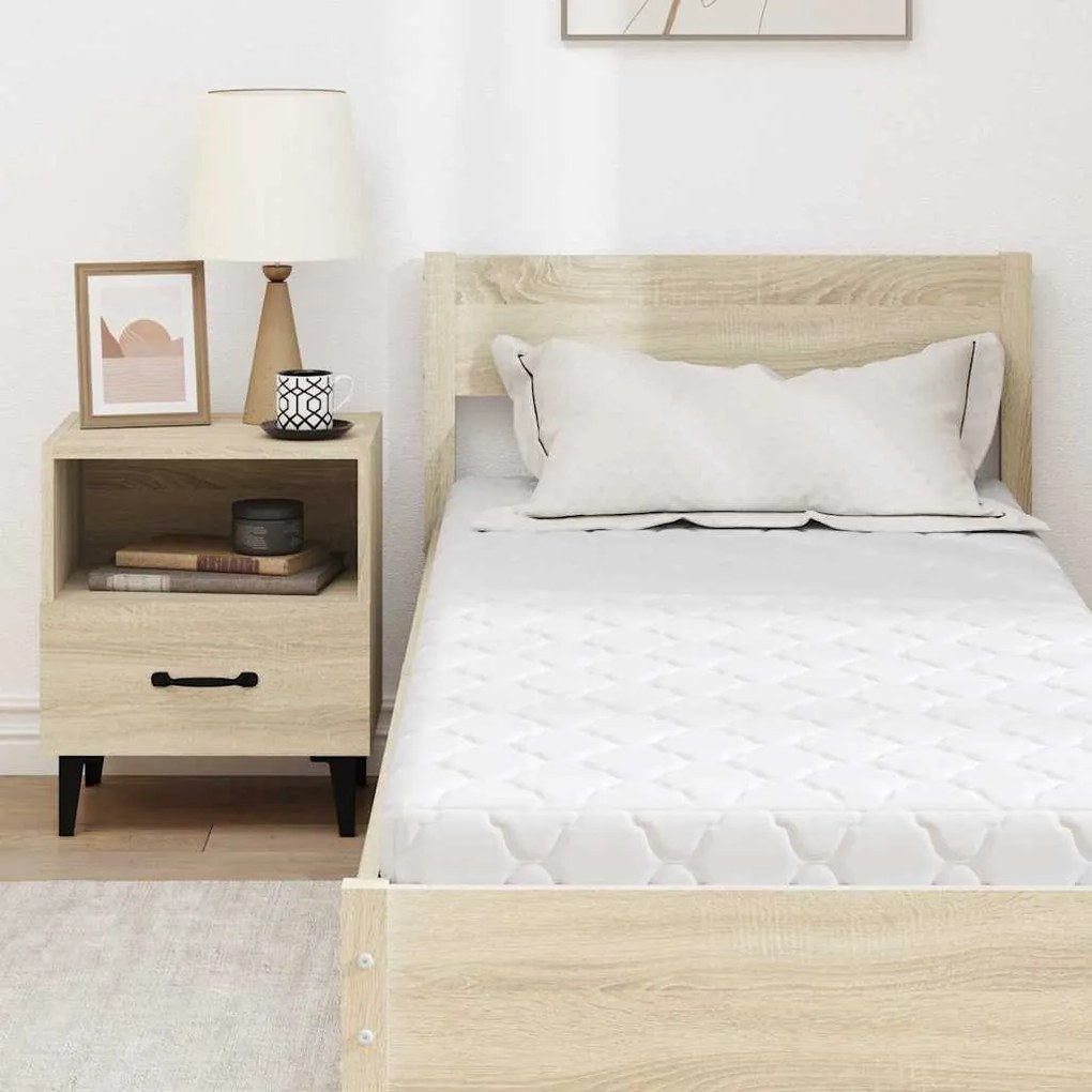 Matrac Kókuszréteggel Fehér 200 x 70 cm PU hab