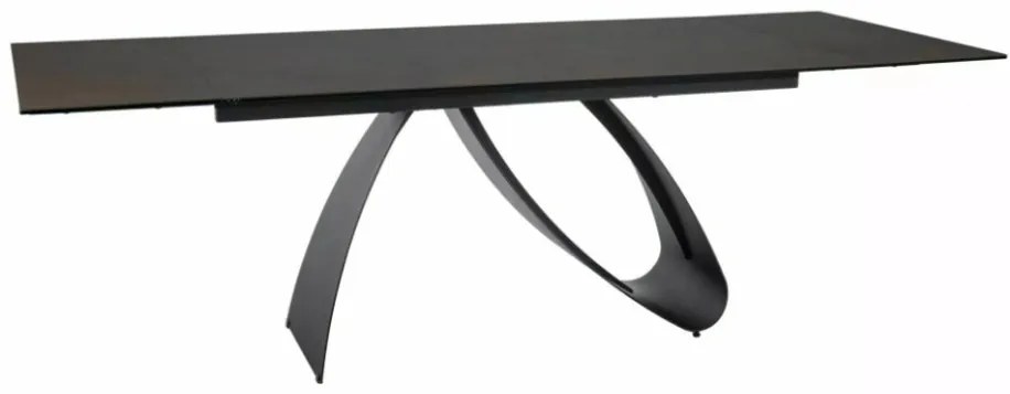 Diuna bővíthető étkezőasztal kerámia matt barna 160-240 cm