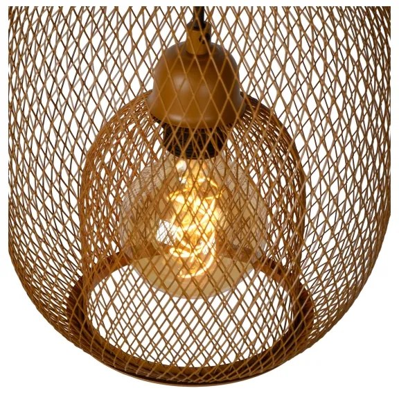 Lucide 78396/01/43 - Csillár zsinóron JERREL 1xE27/40W/230V barna