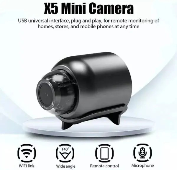 Mikrokam Vezeték nélküli mini kamera