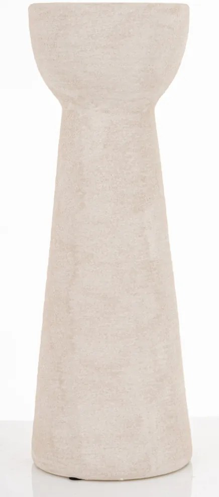 Evora design Váza kerámia fehér 35x12.5x12.5cm