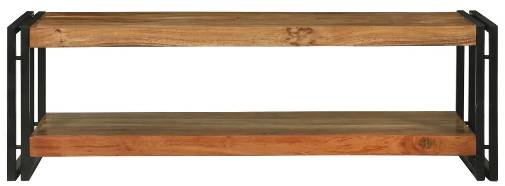 Dohányzóasztal 120x50x38 cm Tömör akácfából
