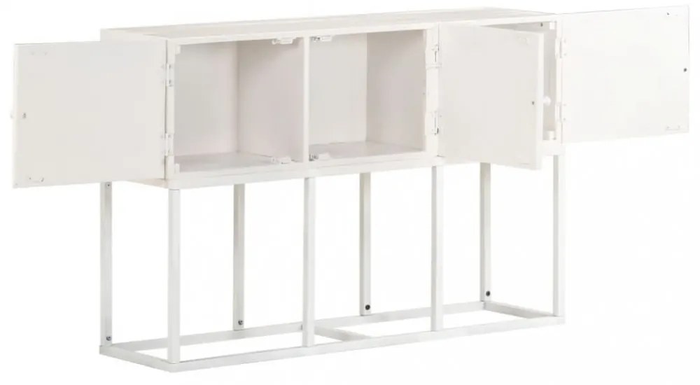 tömör mangófa tálalószekrény 115 x 30 x 76 cm