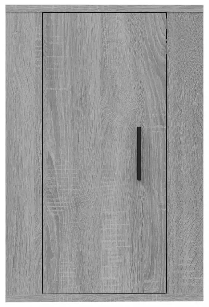 2 db szürke sonoma falra szerelhető TV-szekrény 40x34,5x60 cm
