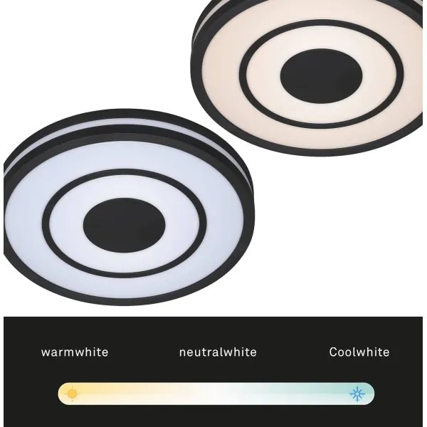 Briloner - LED Dimmelhető mennyezeti lámpa RIPPLE LED/24W/230V 3000-6500K + távirányító