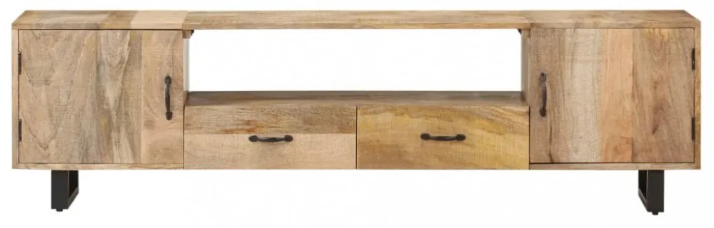 tömör mangófa TV-szekrény 160 x 30 x 45 cm