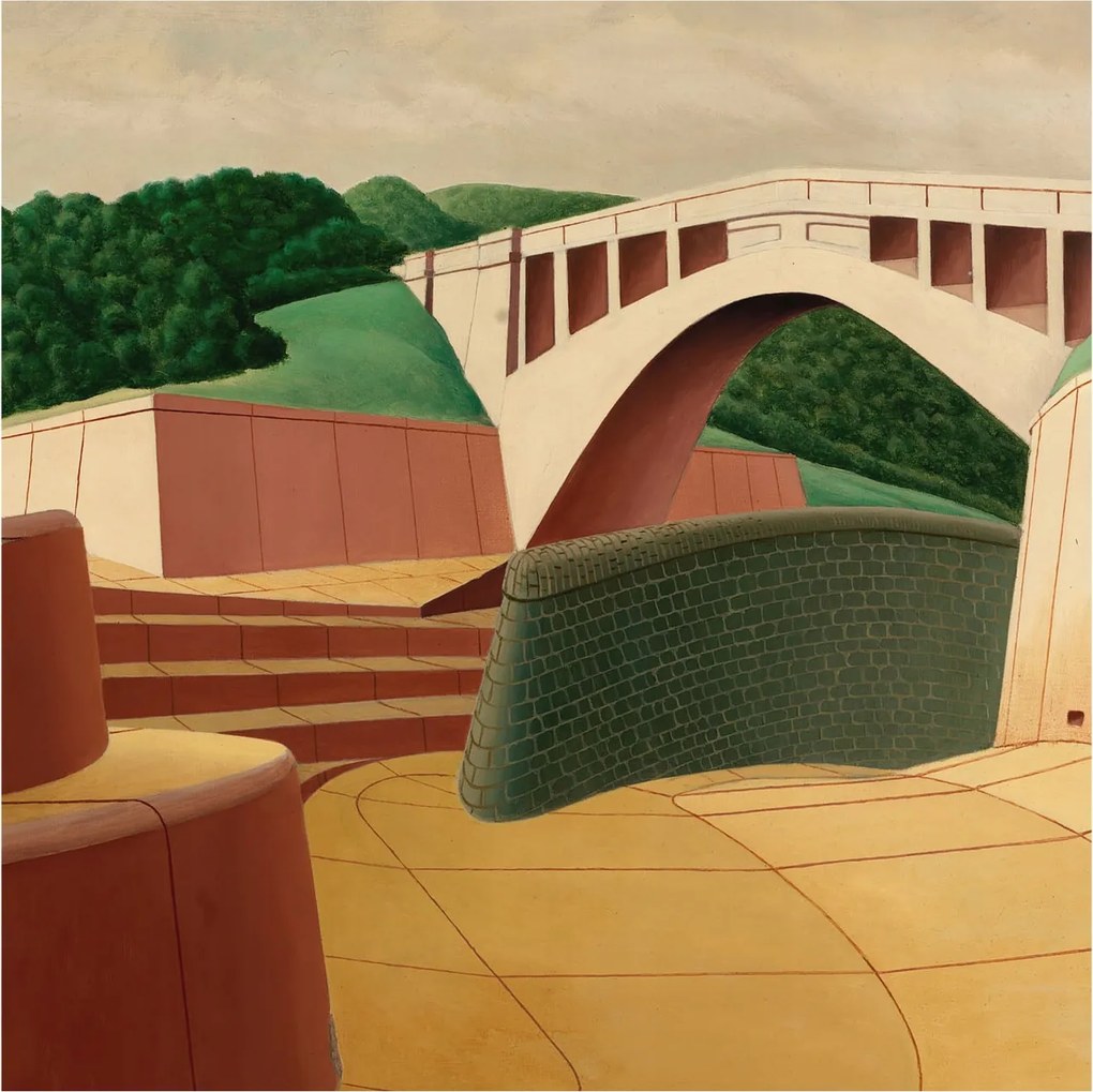 Fotótapéta Flizelin Szoba tapéta Csendes táj 250x250 Ragasztó