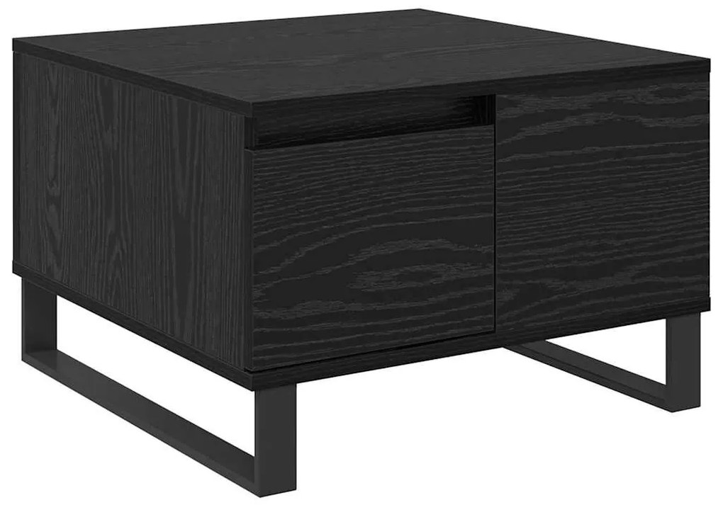 Dohányzóasztal fiókkal Musta tammi 55 x 55 x 36.5 cm Faanyag