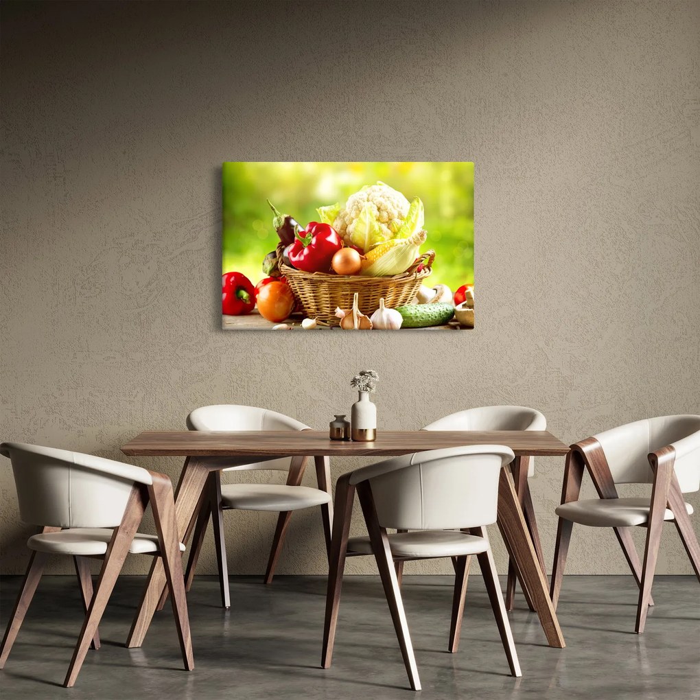 Kép - Zöldségek (90x60 cm)