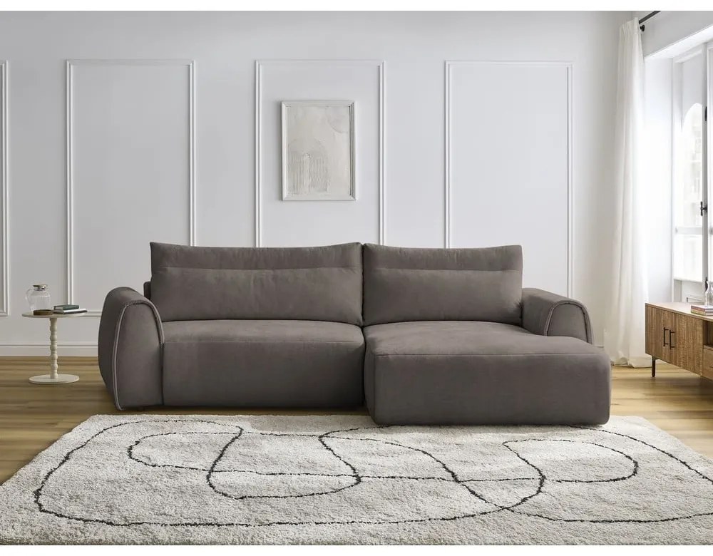 Barna sarokkanapé Aden – Bobochic Paris