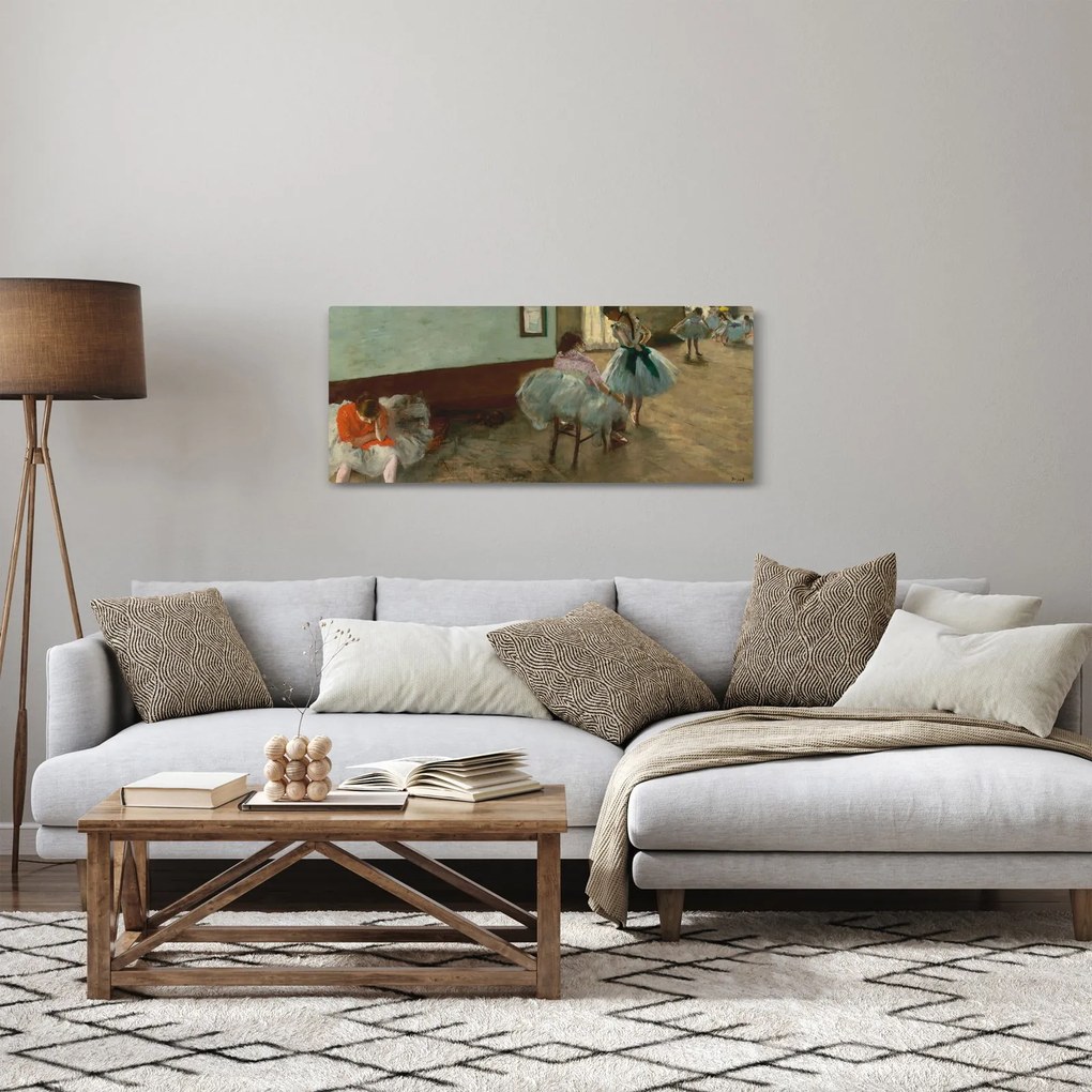 Kép - Edgar Degas, The Dance Lesson, reprodukciók (120x50 cm)