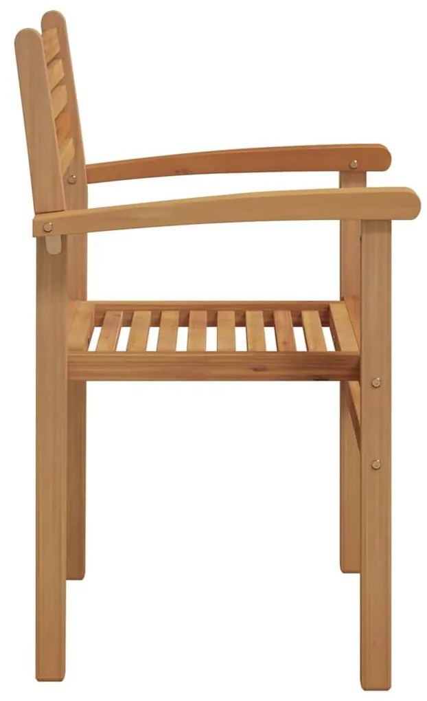 Kerti összecsukható székek 4 pcs Barna 55.5 x 55.5 x 90 cm