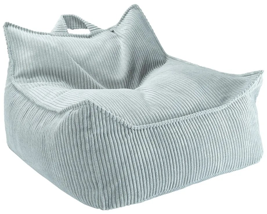 Mentazöld kordbársony gyerek babzsákfotel Chair – Wigiwama