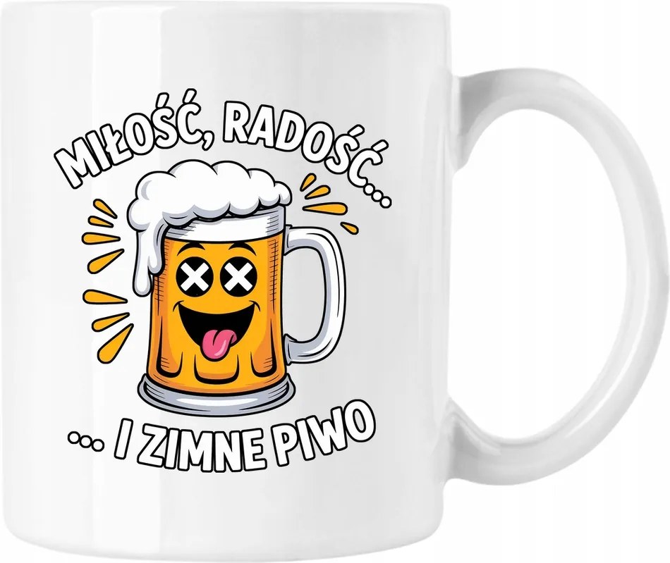 Bögre sör fan mem 4 fehér 330ml