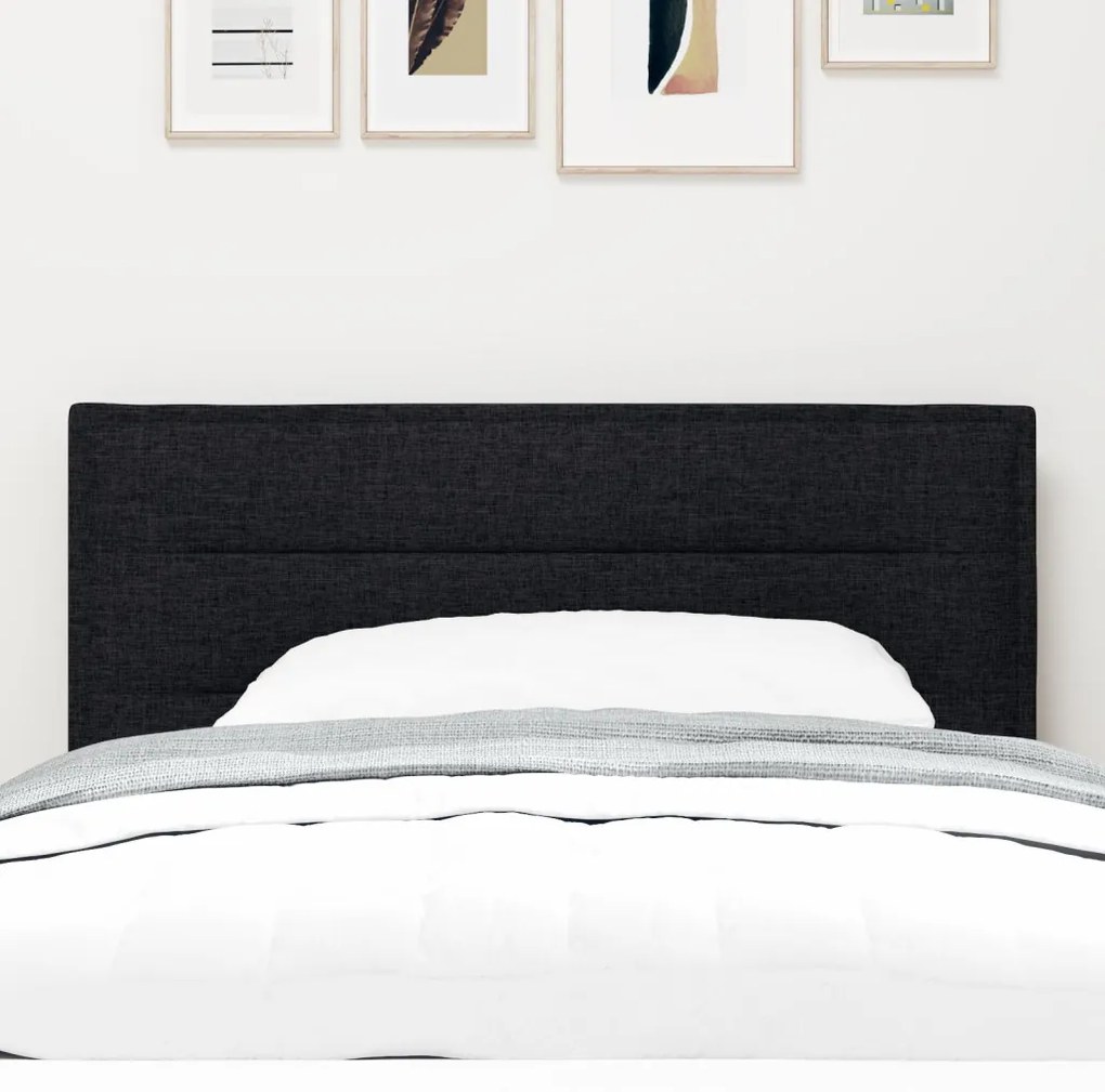 Fejtámla Vonal Design Fekete 100 cm Szövet