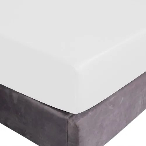 Pamut Gumis Lepedő 180x200+25 Ecru 100% pamut