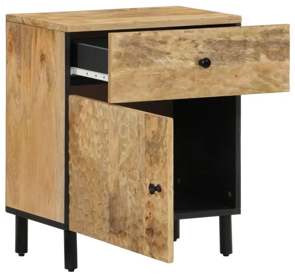 Tömör mangófa éjjeliszekrény 50 x 33 x 60 cm