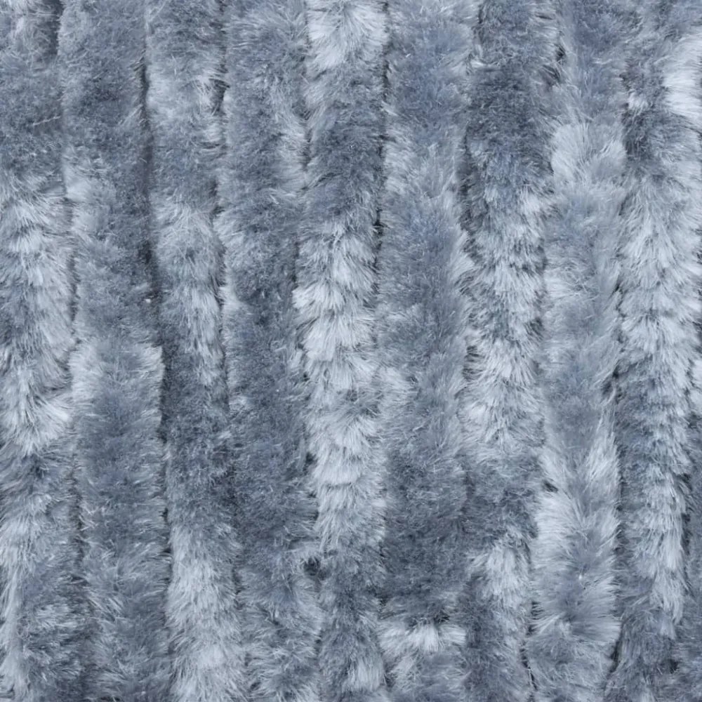 ezüstszínű zsenília rovarfüggöny 56 x 200 cm