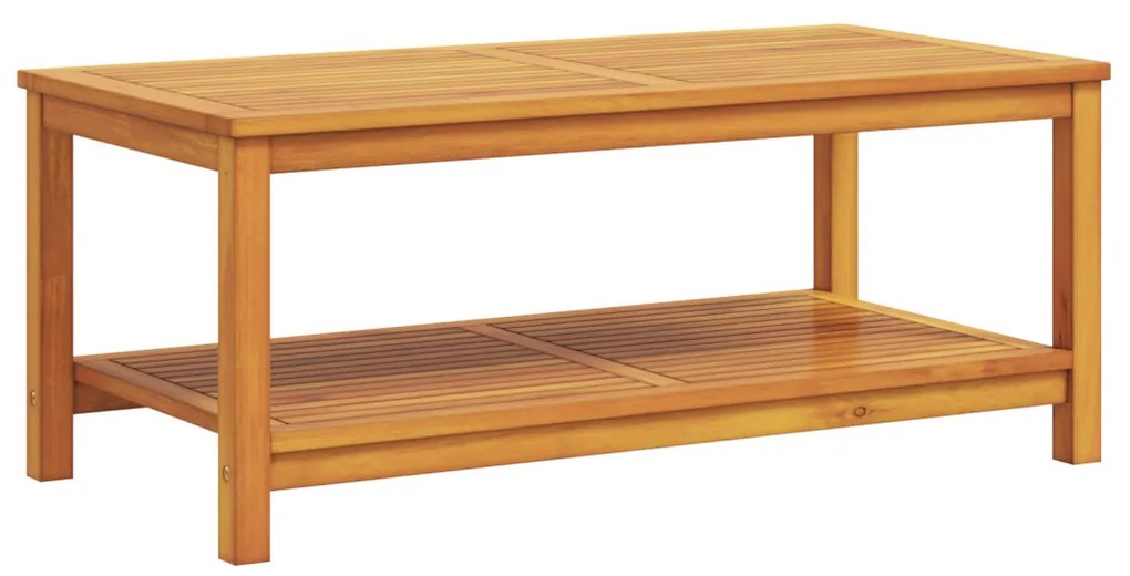 Dohányzóasztal 110x55x45 cm Tömör akácfából