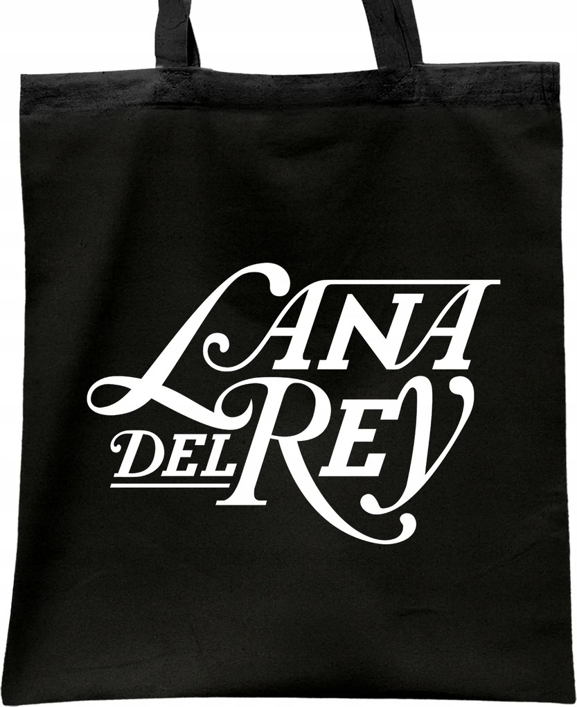 Lana Del Rey fekete pamut bevásárló táska rajongóknak Ajándék