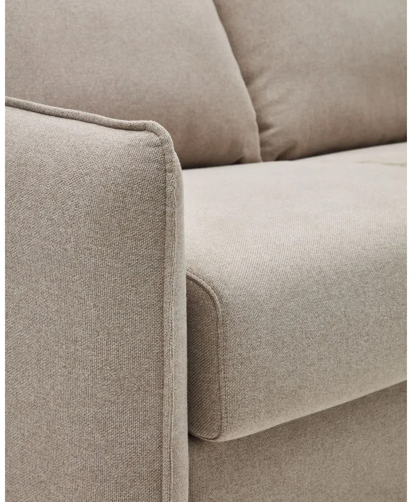 Bézs kinyitható kanapé 185 cm Carlota – Kave Home