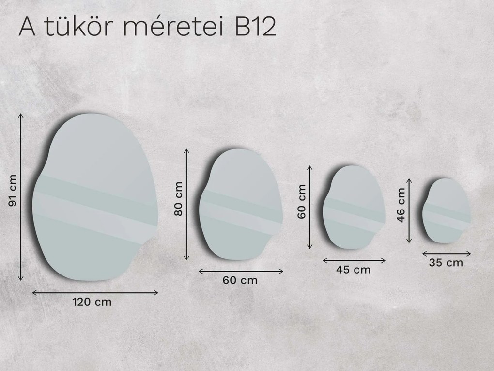 Base tükör B12 35×46