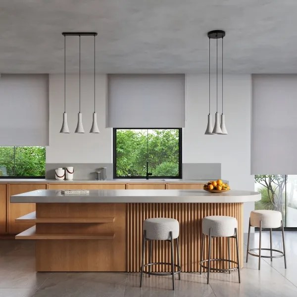 Sollux SL.1223 - Csillár zsinóron REA 1xE14/12W/230V beton