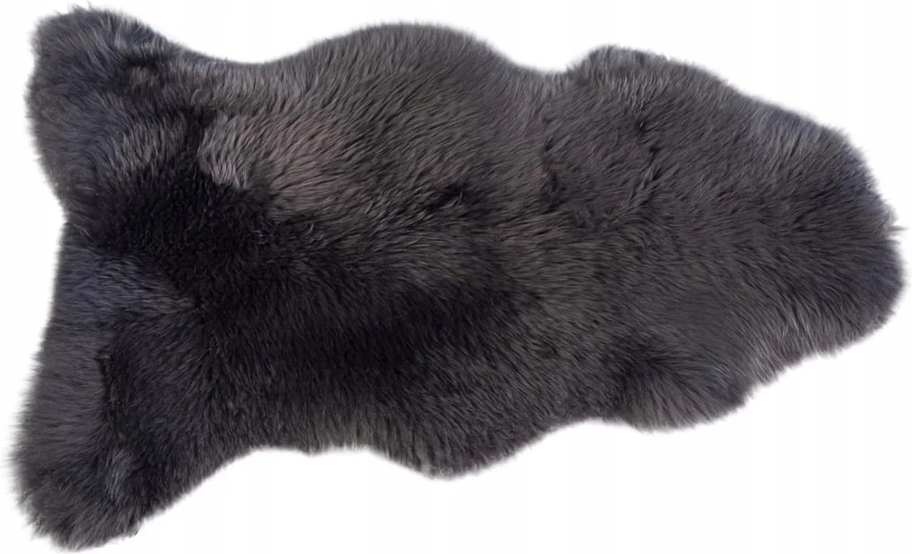 Báránybőr szőnyeg báránybőrből, természetes báránybőr, takaró M Szürke