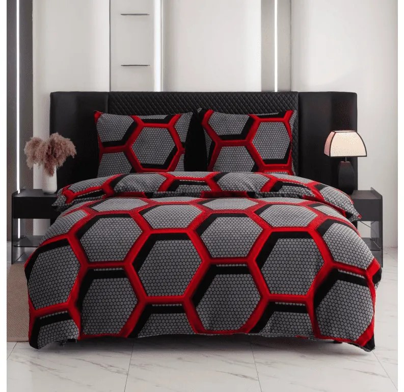 Mikroplüss ágyneműhuzat ZORINO szürke Ágyneműhuzat mérete: 70 x 80 cm | 140 x 200 cm