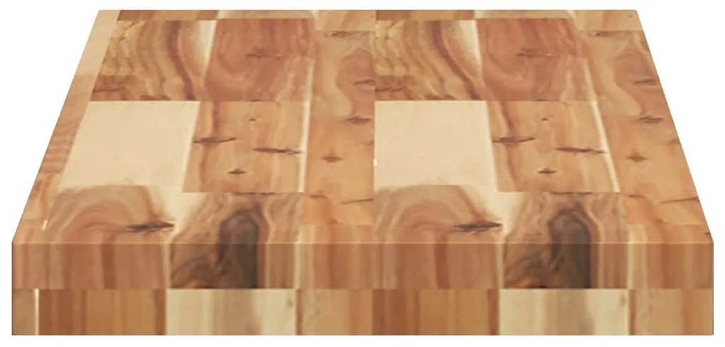 3 db olajbevonatú tömör akácfa függőpolc 80 x 30 x 4 cm