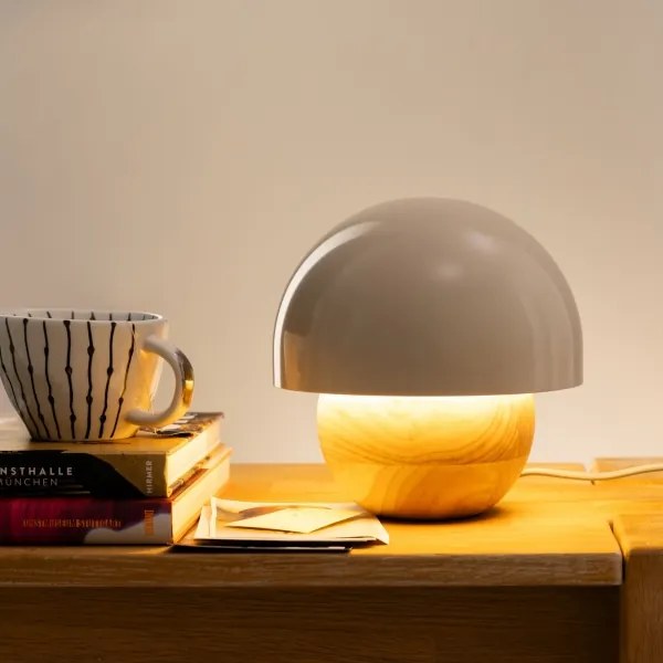 Brilliant - Asztali lámpa NALAM 1xE14/40W/230V szürke/kőris