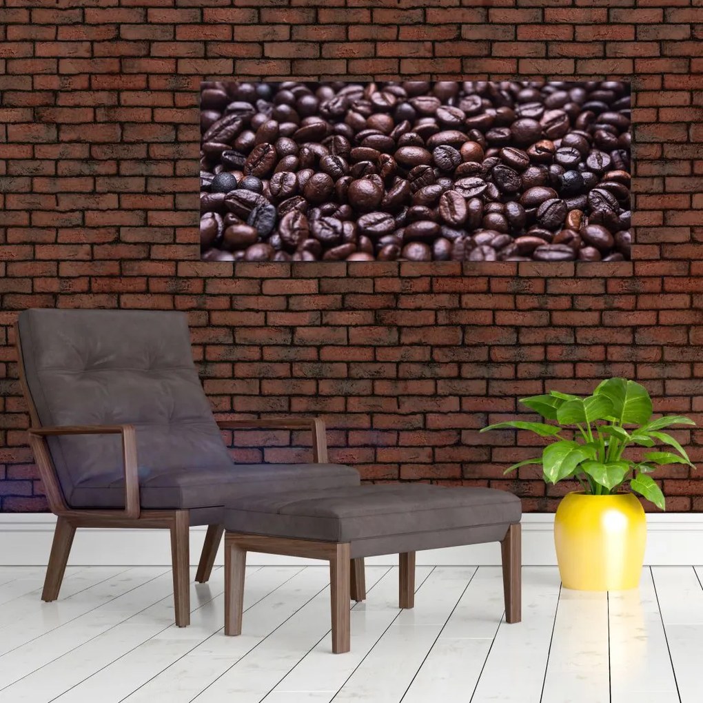 Kávé szemek képe (120x50 cm)