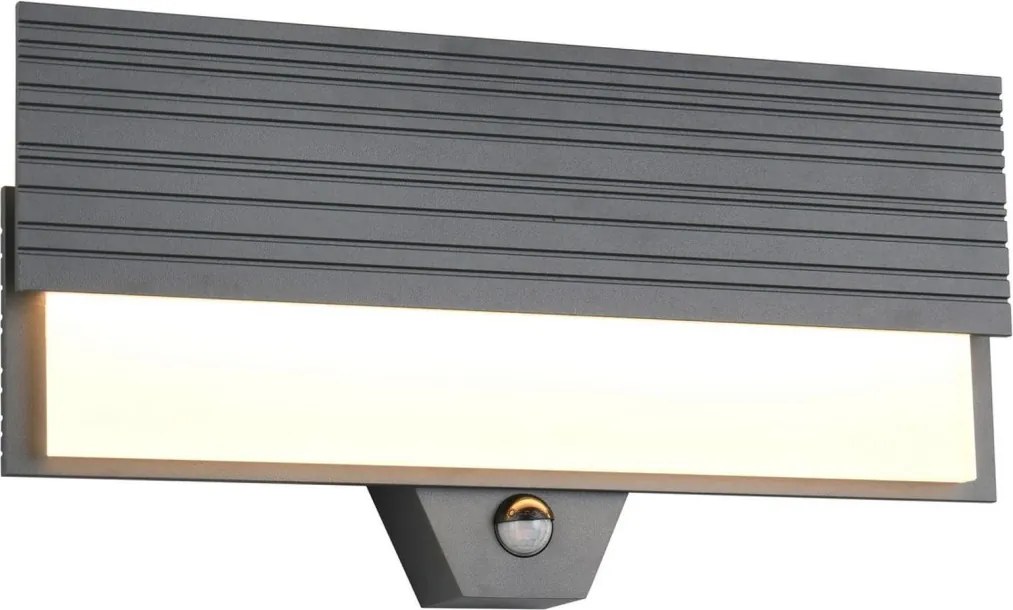 TRIO 247069142 MARIZA Fali Lámpa Mozgásérzékelővel Antracit LED IP44