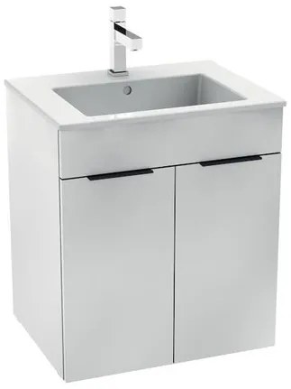 Jika Cube fürdőszobaszekrény mosdóval 54x43x60,7 cm fehér h4536111763001 5361.1.176.300.1