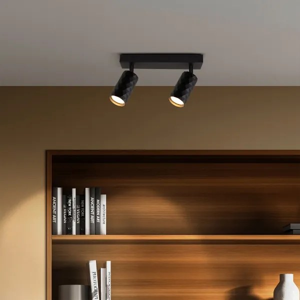 Brilagi - LED RGBW dimmelhető spotlámpa SELE DIAMANT 2xGU10/4,8W/230V fekete