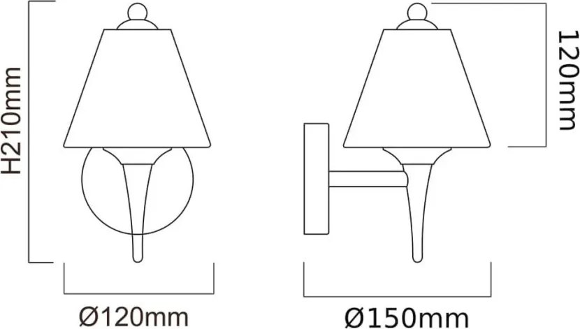 Orlicki Design GERDO OR81589 Fali lámpa 1x7W/G9 IP44