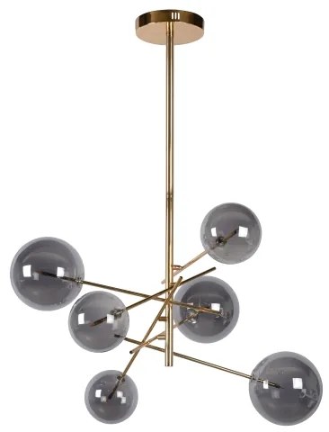 Lucide 46417/06/10 - LED Csillár rúdon ALARA 6xG4/1,5W/230V arany