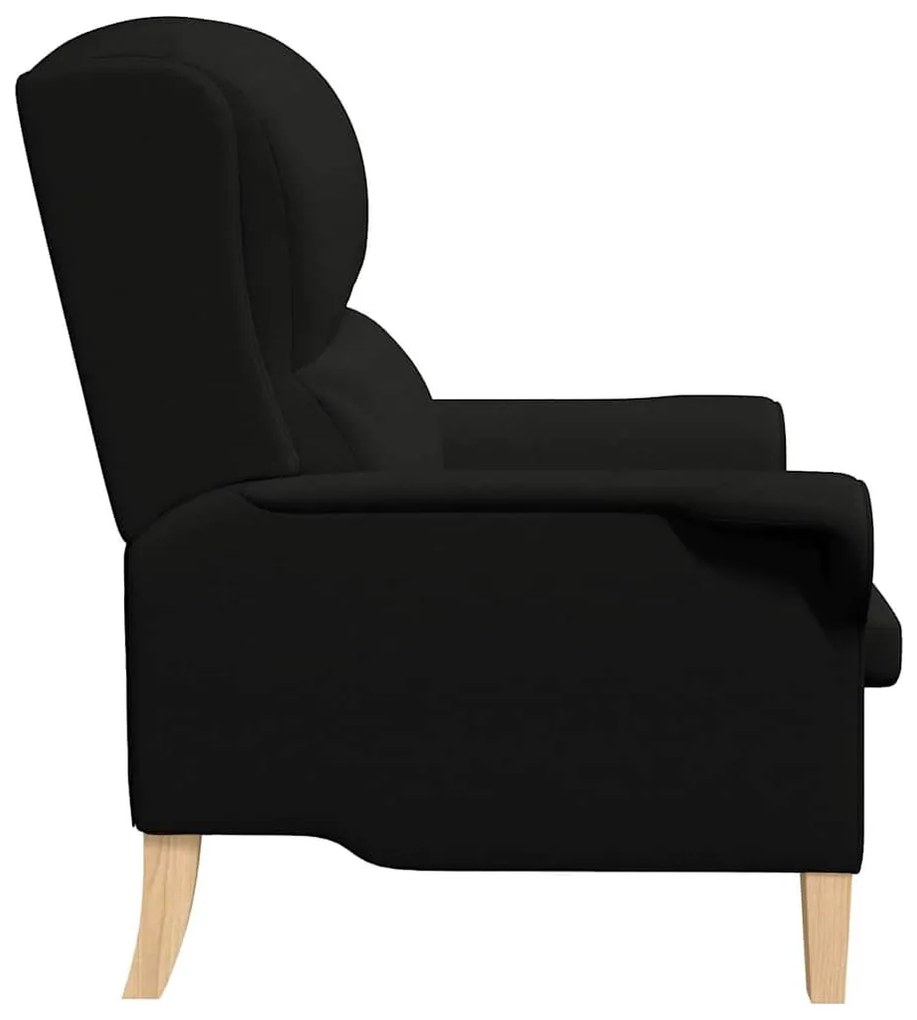 karosszék Fekete 76 x 94 x 102 cm szövet