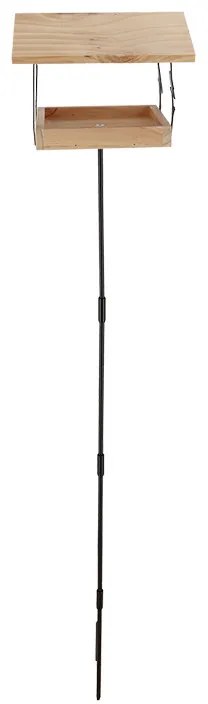 Leszúrható madáretető, lézervágott madár mintával, 131 cm