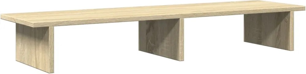 vidaXL sonoma tölgy színű szerelt fa monitorállvány 100 x 27 x 15 cm