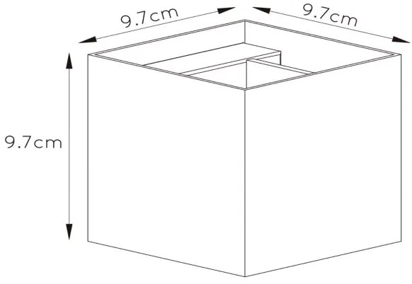 Lucide 09217/04/31 - XIO LED fali lámpa 1xG9/4W/230V