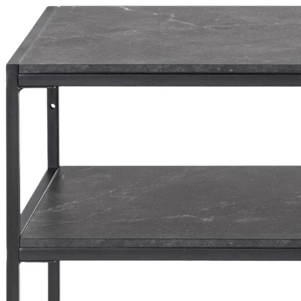 ALMA antracit konzolasztal