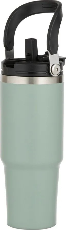 Zsályaszínű rozsdamentes acél utazó ivópalack 1 l Eco – Ladelle