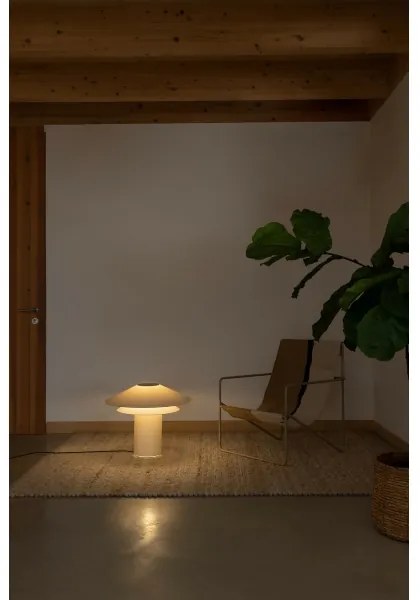 FARO 20069 - Asztali lámpa SHAN 1xE27/15W/230V pergamenpapír krémes